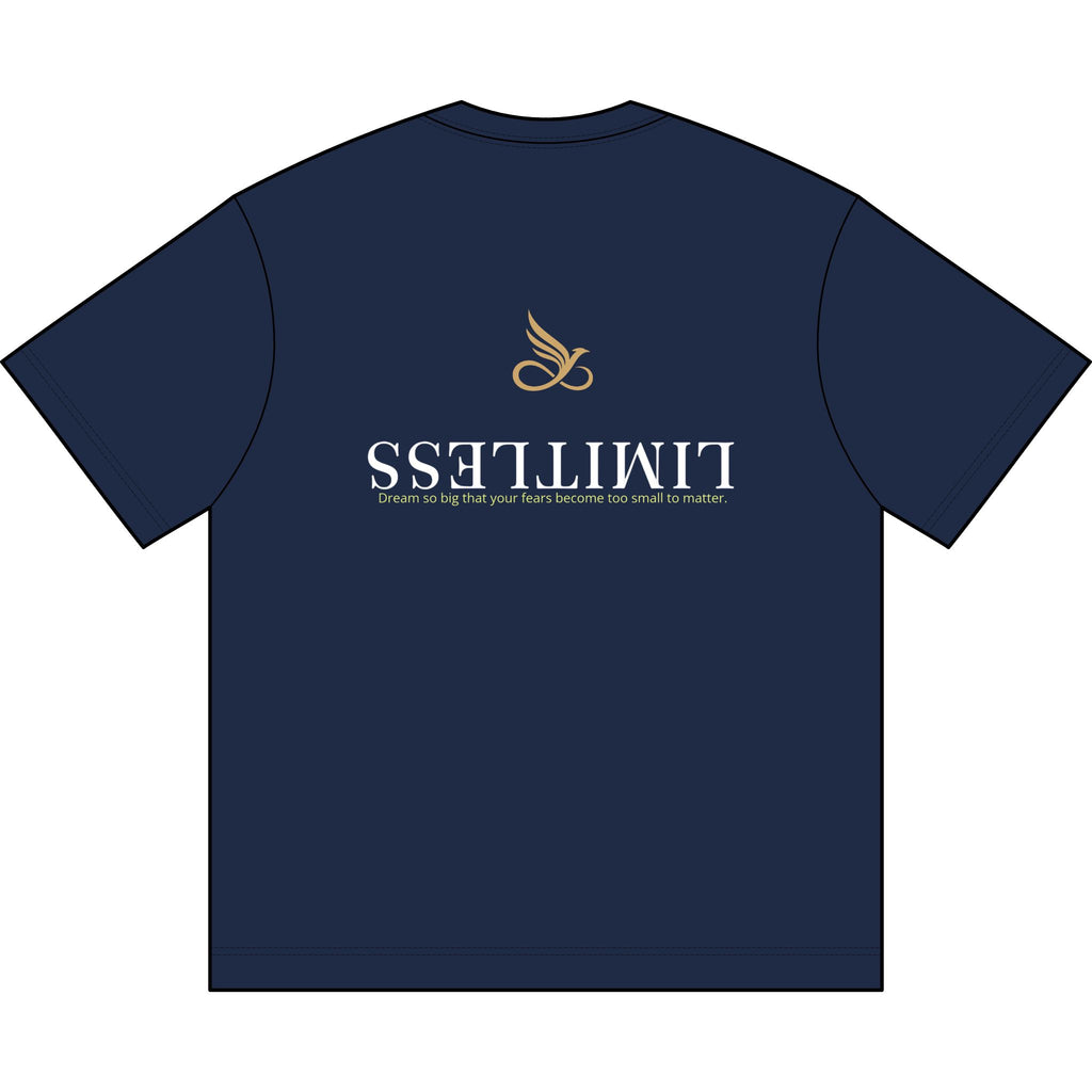 Limitless Logo Boxy Tee — Men's Oversized Graphic T-Shirt