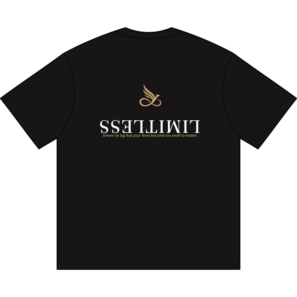 Limitless Logo Boxy Tee — Men's Oversized Graphic T-Shirt