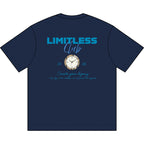 Limitless Club T-Shirt — Vintage Clock Graphic Men’s Box Tee