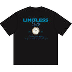 Limitless Club T-Shirt — Vintage Clock Graphic Men’s Box Tee
