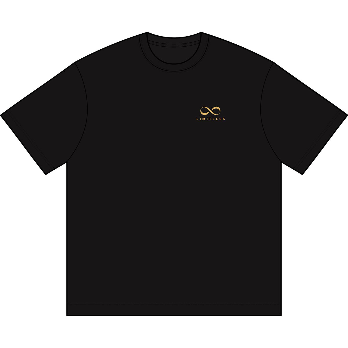 Limitless Logo Boxy Tee — Men's Oversized Graphic T-Shirt