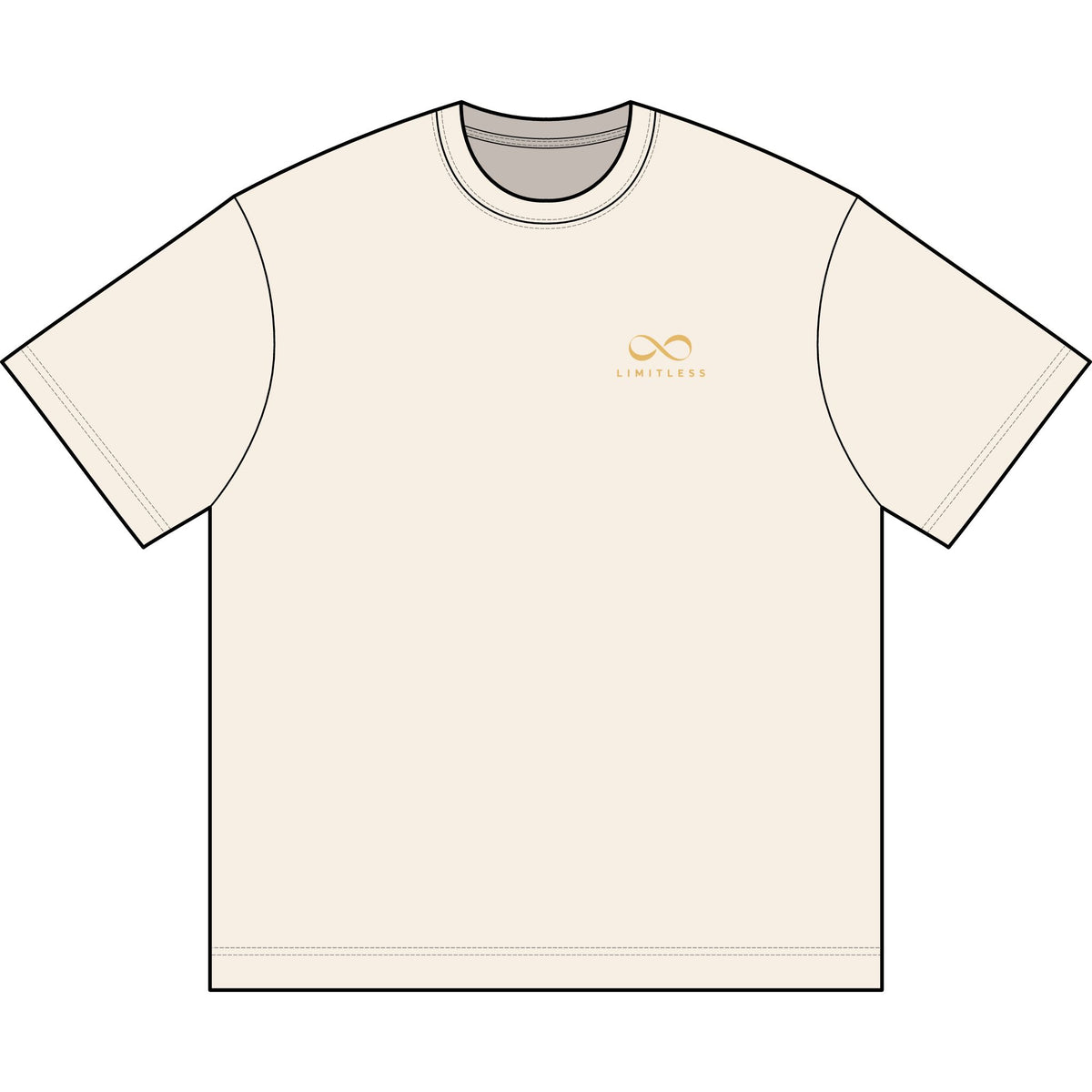 Limitless Logo Boxy Tee — Men's Oversized Graphic T-Shirt
